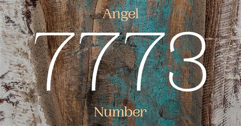 The Meaning of the 7773 Angel Number .